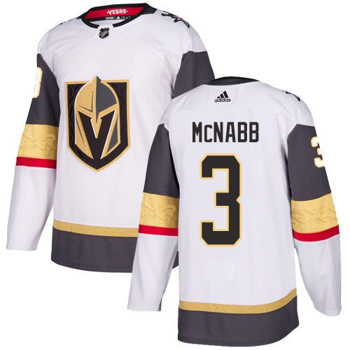 Women Vegas Golden Knights #3 Mcnabb Fanatics Branded Breakaway Home White Adidas NHL Jersey->more nhl jerseys->NHL Jersey